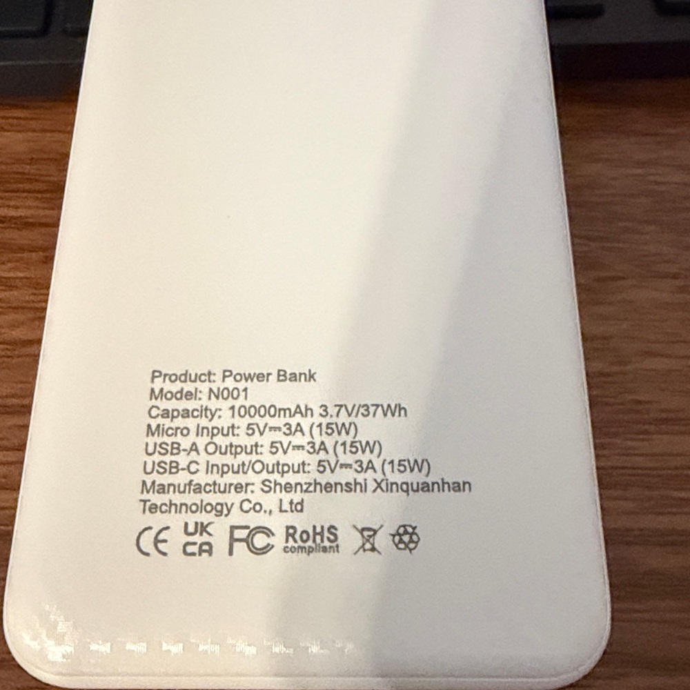 Power Bank - 10,000 Milliamp - Picture 3 of 6